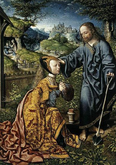 Oostsanen, Jacob Cornelisz van Christ Appearing to Mary Magdalen as a Gardener